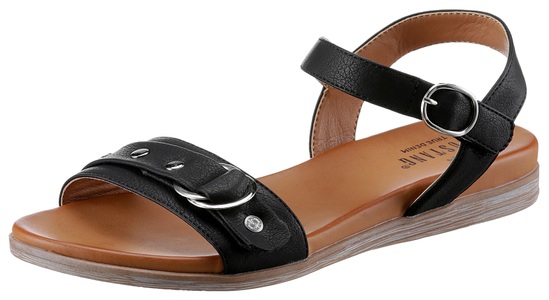 MUSTANG SHOES, Mustang Shoes Riemchensandale, mit Klettriemchen, 