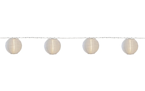 Star Trading, STAR TRADING LED Party Kette Weiss, Parforce Traditional Hunting LED-Lichterkette »Festival 450 cm, Weiss«, 10 St.-flammig