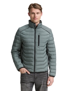 TOM TAILOR Steppjacke, ohne Kapuze, mit Logo Stickerei