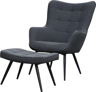 byLIVING, byLIVING Sitzgruppe »Uta«, Set, 2 tlg., Sessel mit Hocker, byLIVING Sitzgruppe »Uta«, Set, 2 tlg., Sessel mit Hocker