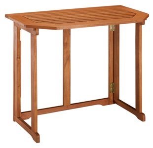Merxx, MERXX Gartentisch »Holz«, Eukalyptusholz, klappbar, 90x50 cm, braun, MERXX Gartentisch »Holz« 50x90 cm