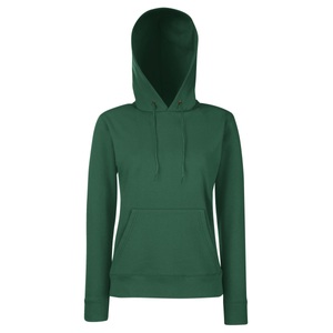 Fruit Of The Loom, Fruit of the Loom Kapuzenpullover »Lady Fit Pullover mit Kapuze«, Fruit of the Loom - Lady Fit Pullover, für Damen, Grün, Größe S