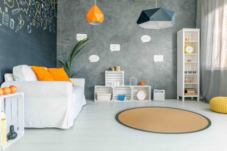 carpetfine, carpetfine Sisalteppich »Sisal«, rund, 5 mm Höhe, carpetfine Sisalteppich »Sisal«, rund, 5 mm Höhe, mit farbiger Bordüre, Anti-Rutsch Rückseite