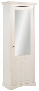 HOME AFFAIRE, Home affaire Schuhschrank »Rustic«, aus massiver Kiefer, 71 cm breit, Home affaire Schuhschrank »Rustic« aus massiver Kiefer, mit Spiegel, für ca. 16 Paar Schuhe
