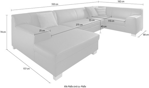 DOMO collection Wohnlandschaft
