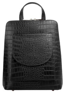 CLUTY, Cluty Cityrucksack, Cluty Cityrucksack, echt Leder, Made in Italy