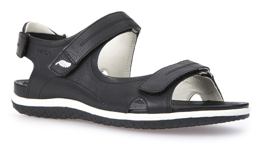 GEOX, Geox D Sandal Vega Grösse 40 Damen, Geox Sandale »D SANDAL VEGA«, Sommerschuh, Sandalette, Klettschuh, mit Lederinnensohle