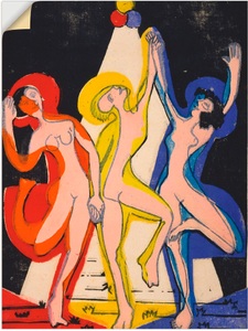 Artland, Artland Wandbild »Farbentanz. 1933«, Artland Wandbild »Farbentanz. 1933«, Gruppen & Familien, (1 St.), als Leinwandbild, Wandaufkleber oder Poster in versch. Grössen