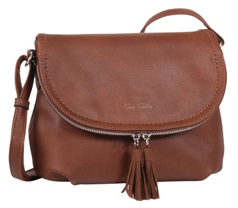 Tom Tailor, Umhängetasche 'Lari', TOM TAILOR Umhängetasche »LARY«, Crossbody Bag mit modischen Quasten am Zipper