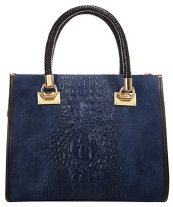 CLUTY, Cluty Henkeltasche, Cluty Henkeltasche, echt Leder, Made in Italy