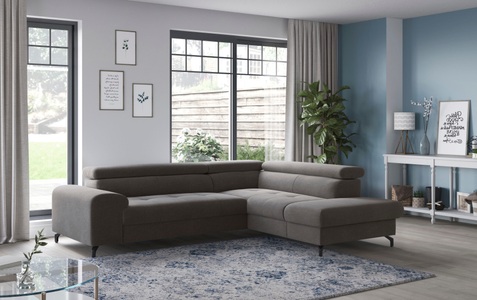 COTTA Ecksofa »Aura L-Form«, mit Schlaffunktion, Bettkasten und Kopfteilverstellung