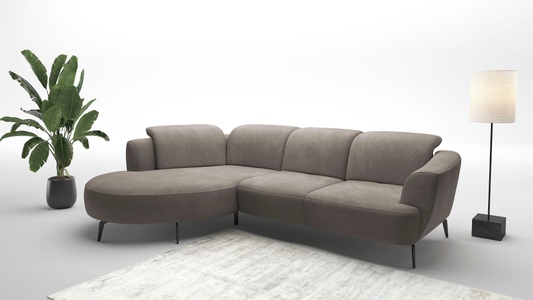 sit&more Ecksofa »Zoe«, ink.Sitztiefenverstellung, wahlweise mit Kopfteilverstellung