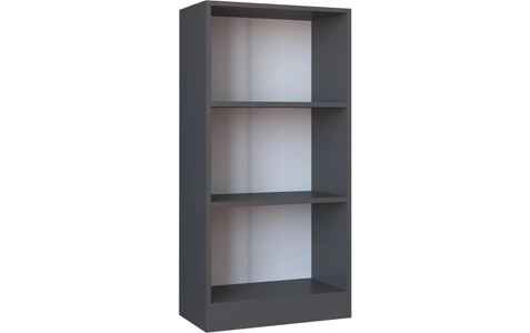 VCM, Holz Aufbewahrung Stand Regal Bücherregal Deko Bücher Standregal Dilos M 3-fach Holz Aufbewahrung Stand Regal Bücherregal Deko Bücher Standregal Dilos M 3-fach, VCM - Holz Aufbewahrung Stand Regal Bücherregal Deko Bücher Standregal Dilos M 3-fach, 56cm, Anthrazit