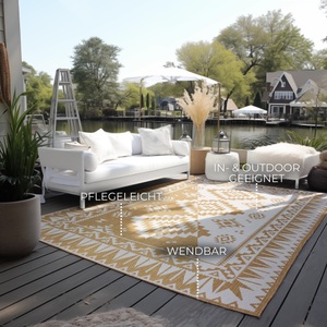 ELLE DECORATION, ELLE DECORATION Teppich »Dynamic, In- und Outdoor«, rechteckig, Flachgewebe, In-& Outdoor, Modern, Wendeteppich, Balkon, Wohnzimmer, ELLE DECORATION Teppich »Dynamic, Wendeteppich«, rechteckig, 5 mm Höhe, Flachgewebe, In-& Outdoor, Modern, wendbar, Balkon, Wohnzimmer, Aussen
