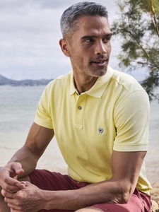 LERROS Poloshirt »LERROS Herren Poloshirt in gewaschener Optik«