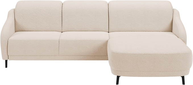sit&more Ecksofa »Blues L-Form« wahlweise mit Klapptisch und USB