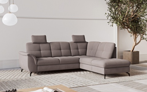 sit&more Ecksofa »Zora L-Form«, wahlweise mit Bettfunktion und Bettkasten