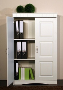 undefined, Aktenschrank »4132«, mit Metallgriffen, Made in Germany, VOGL Möbelfabrik Aktenschrank »HANS«, mit Metallgriffen, 3 grosse Fächer, Höhe 124 cm Made in Germany