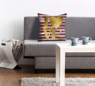 queence Dekokissen »Alena«, (1 St.), mit Schriftzug Love