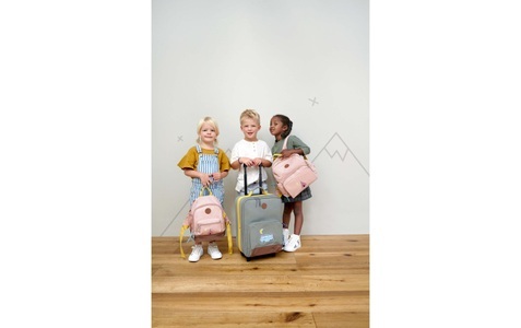 Lässig, Lässig Kinder-Trolley ADVENTURE BUS (29x46x19,5) in blau, LÄSSIG Kinderkoffer »Adventure Bus«, 2 St. Rollen
