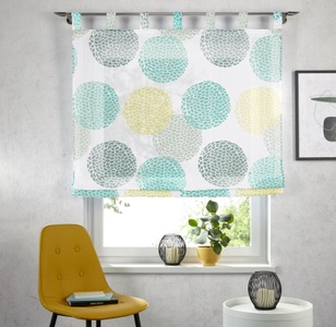 MY HOME, Raffrollo »Belem«, my home, mit Schlaufen, my home Raffrollo »Belem«, mit Schlaufen, Transparent, Voile, Polyester