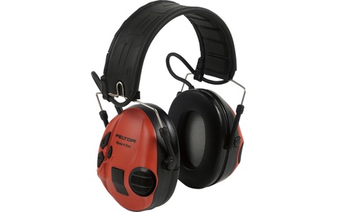 3M Peltor, 3M Peltor SportTac MT16H210F-478-RD Impuls-Kapselgehörschützer 26 dB 1 St., 3M Peltor - SportTac Kapselgehörschutz STAC-RD, Schwarz, SNR = 26