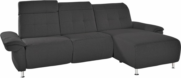 PLACES OF STYLE, Places of Style Ecksofa »Manhattan«, 2 Sitze mit elektrischer Relaxfunktion, verstellbare Armlehnen, Home affaire Ecksofa »Manhattan L-Form« 2 Sitze mit elektrischer Relaxfunktion, verstellbare Armlehnen