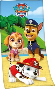 PAW PATROL, Paw Patrol Velourstuch (75 x 150 cm), Herding Duschtuch »Paw Patrol«, (1 St.)