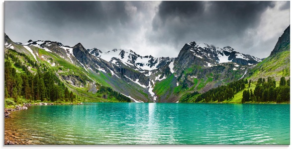 Artland Glasbild »Bergsee«