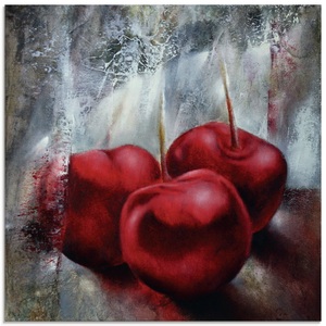 Artland Glasbild »Kirschen«