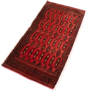 MorgenLand, morgenland Wollteppich »Turkaman Teppich handgeknüpft rot«, rechteckig, 8 mm Höhe, morgenland Wollteppich »Turkaman Teppich handgeknüpft rot«, rechteckig, 8 mm Höhe