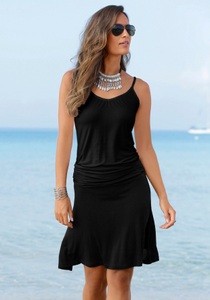 BEACHTIME, Beachtime Strandkleid, Beachtime Strandkleid, aus Viskosejersey mit verstellbaren Trägern, kurzes Sommerkleid