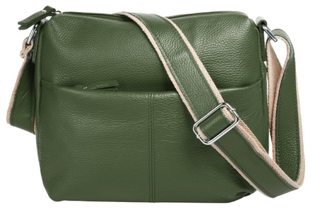 SAMANTHA LOOK, Samantha Look Umhängetasche, Samantha Look Umhängetasche, echt Leder, Made in Italy