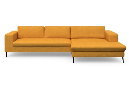 DOMO collection Ecksofa »Modica«, moderne Optik mit grosszügiger Recamiere, frei im Raum stellbar
