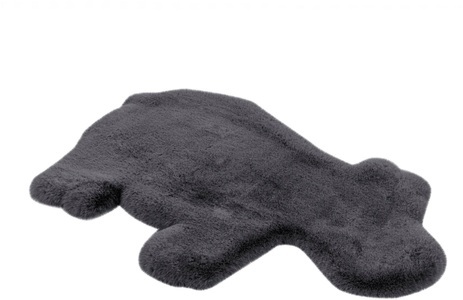 calo-deluxe, calo-deluxe Kinderteppich »Kids-350«, Motivform, 36 mm Höhe, Kunstfell, Motiv Nilpferd, 