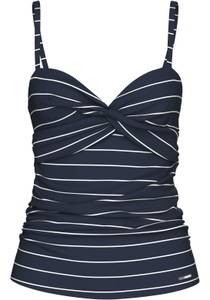 Tom Tailor, TOM TAILOR Bügel-Tankini-Top, vorn gerafft, 