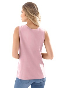 Classic Basics Top mit Seitenschlitzen