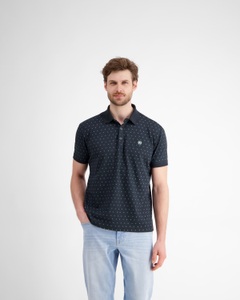 LERROS Poloshirt »LERROS Herren Poloshirt mit Minimalprint«