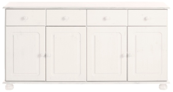 HOME AFFAIRE, Home affaire Sideboard »Mette«, aus schönem massivem Kiefernholz, in weiteren Farbvarianten, Breite 156 cm, Home affaire Sideboard »Mette«, Kommode aus massivem Kiefernholz, Breite 156 cm