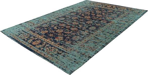 Padiro Teppich »Charme«, rechteckig, 5 mm Höhe, Flachgewebe