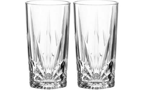 LEONARDO, Leonardo Longdrinkglas IL Mondo 390 ml, 2 Stück, Transparent, LEONARDO Longdrinkglas »Longdrinkglas IL Mondo«