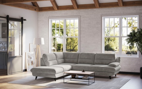 COTTA Ecksofa »Pike L-Form« Zeitloses Design