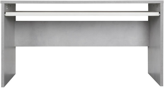 VOGL Möbelfabrik Schreibtisch »Barrie mit 2-farbigem Tastaturauszug«, in 2 Breiten, 2,5 cm Tischplattenstärke, Made in Germany