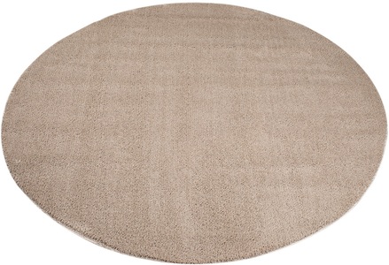 Carpet City, Hochflor-Teppich, »Softshine 2236«, Carpet City, rund, Höhe 30 mm, maschinell gewebt, Carpet City Teppich »Softshine 2236«, rund, 14 mm Höhe, besonders weich, Uni Farben, ideal für Wohnzimmer & Schlafzimmer