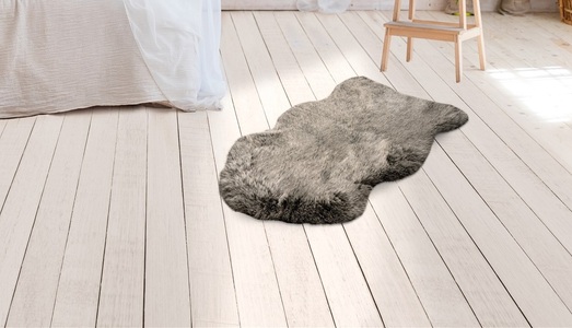 calo-deluxe Fellteppich »Emica-1000«, fellförmig, 52 mm Höhe, Kunstfell, Wohnzimmer
