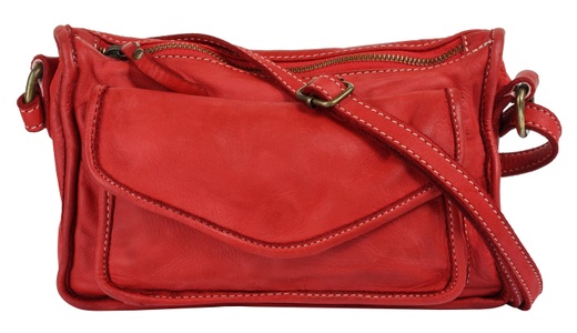 CLUTY, Cluty Umhängetasche, Cluty Umhängetasche, echt Leder, Made in Italy