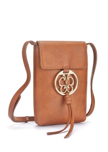 Lascana, LASCANA Umhängetasche, Handytasche mit schöner Zierschnalle VEGAN, LASCANA Umhängetasche »Handytasche«, mit Zierschnalle, Minibag, Crossbody VEGAN