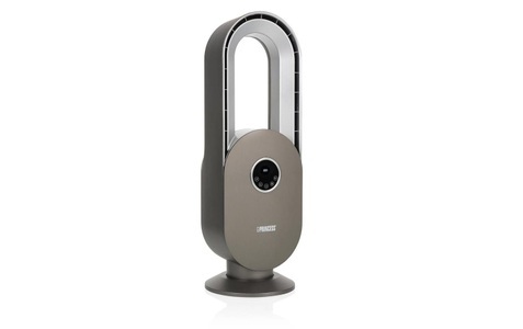 Princess, Princess Flügelloser Standventilator Ventilatoren, PRINCESS 351500 Flügelloser Ventilator Silber Metallic (45 W)