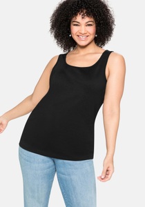 Sheego Tanktop, aus reiner Baumwolle