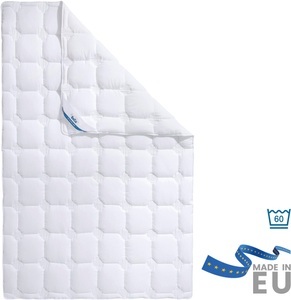 BeCo, Beco Steppbett + Kopfkissen, 3D-Klimafaser (Bettdecke), 3D-Faserbällchen (Kopfkissen), Beco Steppbett + Kopfkissen »Medibett Cotton Soft, Allergiker geeignet (Hausstauballegiker)«, (Set), 1x Bettdecke 135x200 cm & 1x Kopfkissen 80x80 cm